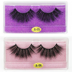 20 Pairs 3D Mink Lashes In Bulk Natural Long Dramatic Makeup Lashes