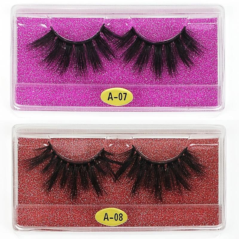 20 Pairs 3D Mink Lashes In Bulk Natural Long Dramatic Makeup Lashes