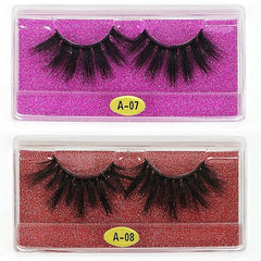 20 Pairs 3D Mink Lashes In Bulk Natural Long Dramatic Makeup Lashes