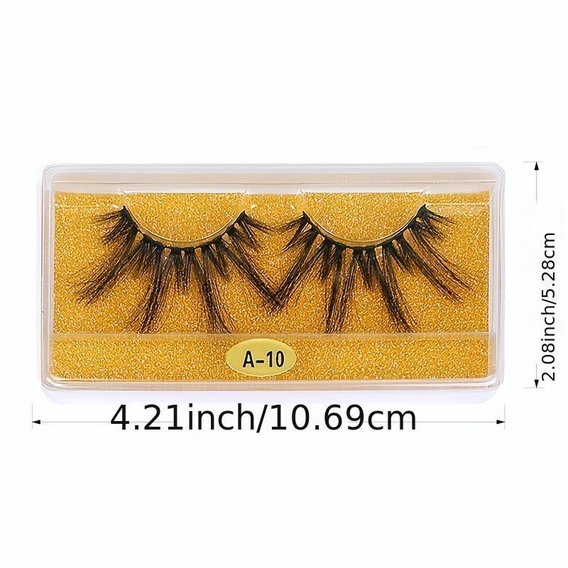 20 Pairs 3D Mink Lashes In Bulk Natural Long Dramatic Makeup Lashes