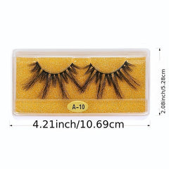 20 Pairs 3D Mink Lashes In Bulk Natural Long Dramatic Makeup Lashes