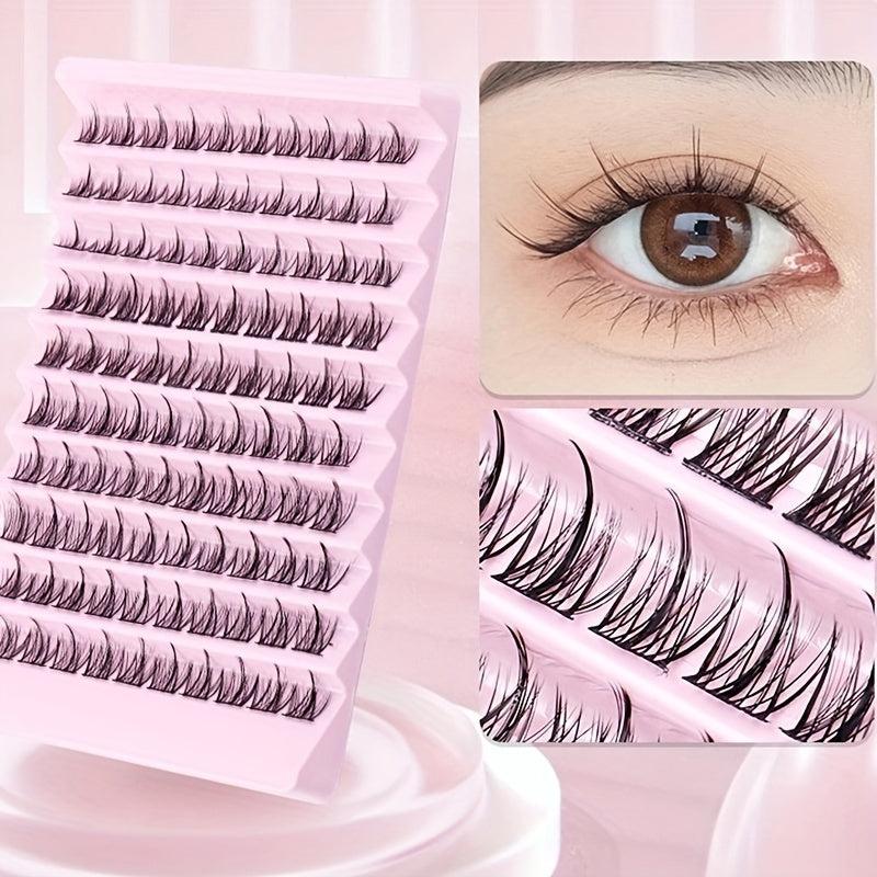 11 12 13mm Cluster Lashes Mixed DIY Segmented Lashes Extension Individual Lashes