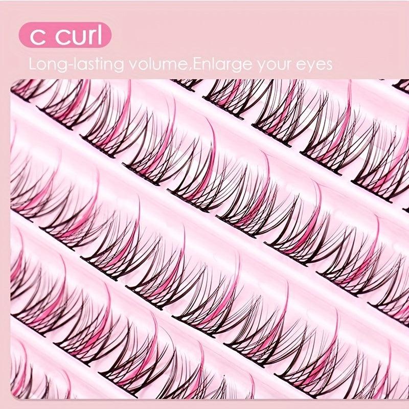 11 12 13mm Cluster Lashes Mixed DIY Segmented Lashes Extension Individual Lashes