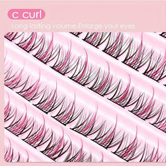 11 12 13mm Cluster Lashes Mixed DIY Segmented Lashes Extension Individual Lashes