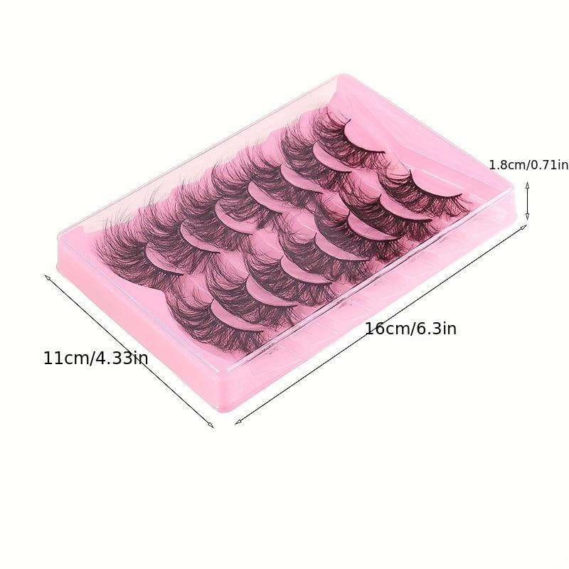 High Faux Mink False Eyelashes Thick Curly Fluffy Style Grafting Eyelashes