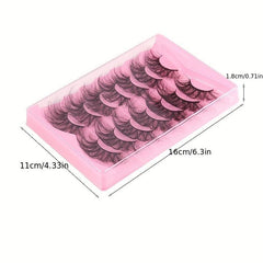High Faux Mink False Eyelashes Thick Curly Fluffy Style Grafting Eyelashes