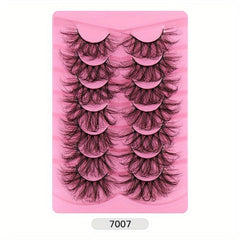 High Faux Mink False Eyelashes Thick Curly Fluffy Style Grafting Eyelashes