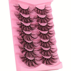 High Faux Mink False Eyelashes Thick Curly Fluffy Style Grafting Eyelashes
