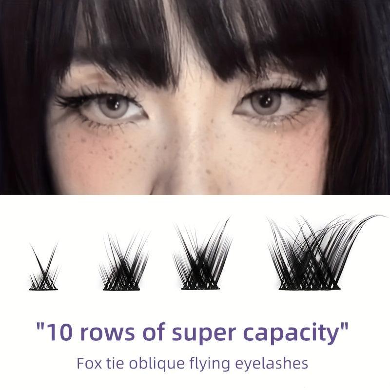 10 Rows Mini Clusters Individual Lashes Natural Look Lash False Eyelashes
