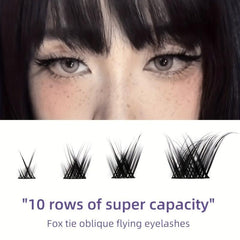 10 Rows Mini Clusters Individual Lashes Natural Look Lash False Eyelashes