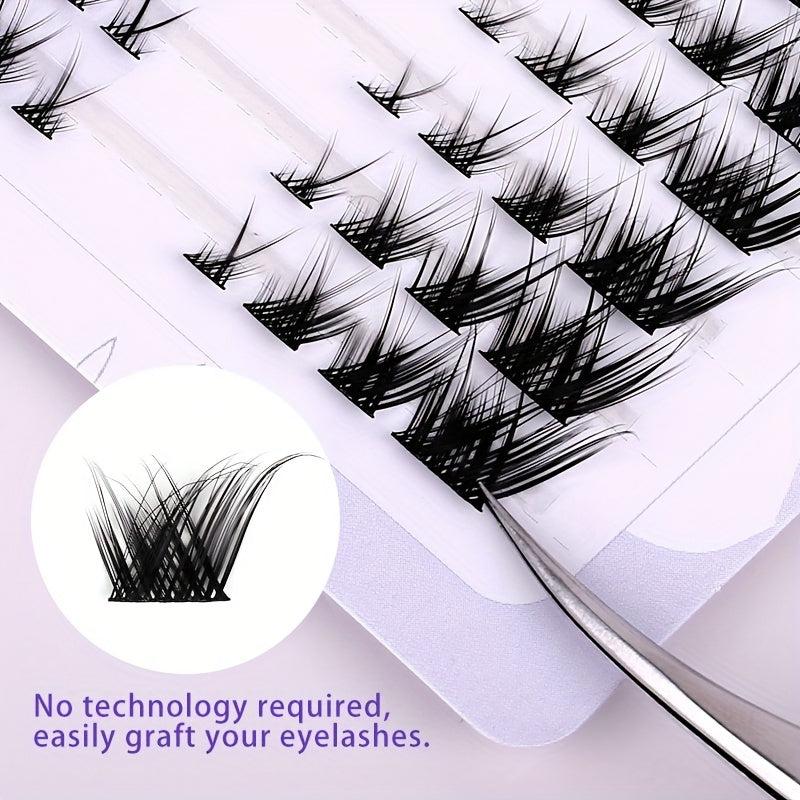 10 Rows Mini Clusters Individual Lashes Natural Look Lash False Eyelashes