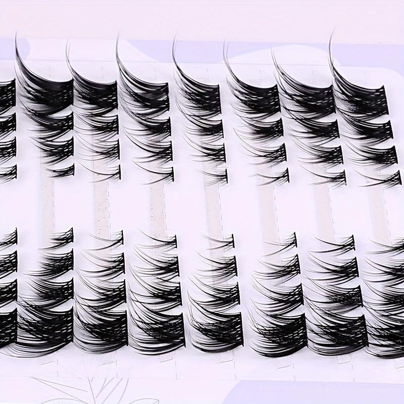 10 Rows Mini Clusters Individual Lashes Natural Look Lash False Eyelashes