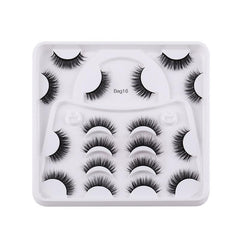 9 Pairs Fluffy False Eyelashes Thick Curling Eyelashes