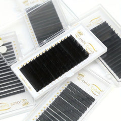 15mm Indiv. Lashes 0.1mm C Curl Long Look False Eyelashes Classic DIY Home Use