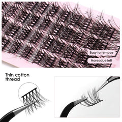 DIY Grafting Lashes Single Cluster False Eyelashes - Natural Segment