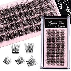 DIY Grafting Lashes Single Cluster False Eyelashes - Natural Segment