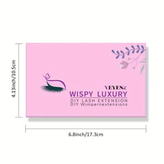 24pcs DIY Lash Extensions Cluster Lashes With Lash Glue Set Wispy Self Grafted