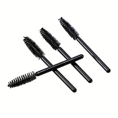 100pcs Short Handle Mascara Brushes Wands for Eyelash Extensions and Mascara Use