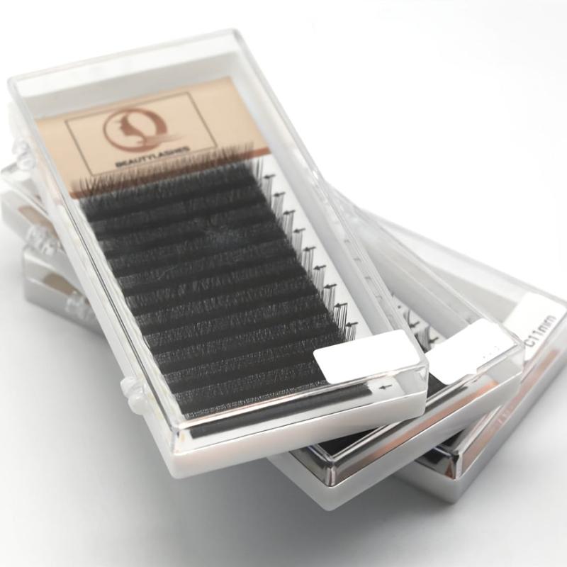 0 20mm Eyelash Extension Individual Lashes Oval Tip False Eyelashes