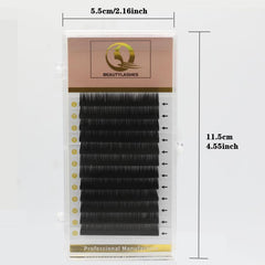 0 20mm Eyelash Extension Individual Lashes Oval Tip False Eyelashes