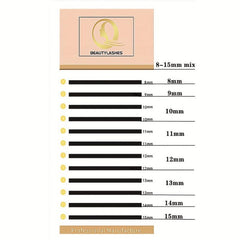 0 20mm Eyelash Extension Individual Lashes Oval Tip False Eyelashes