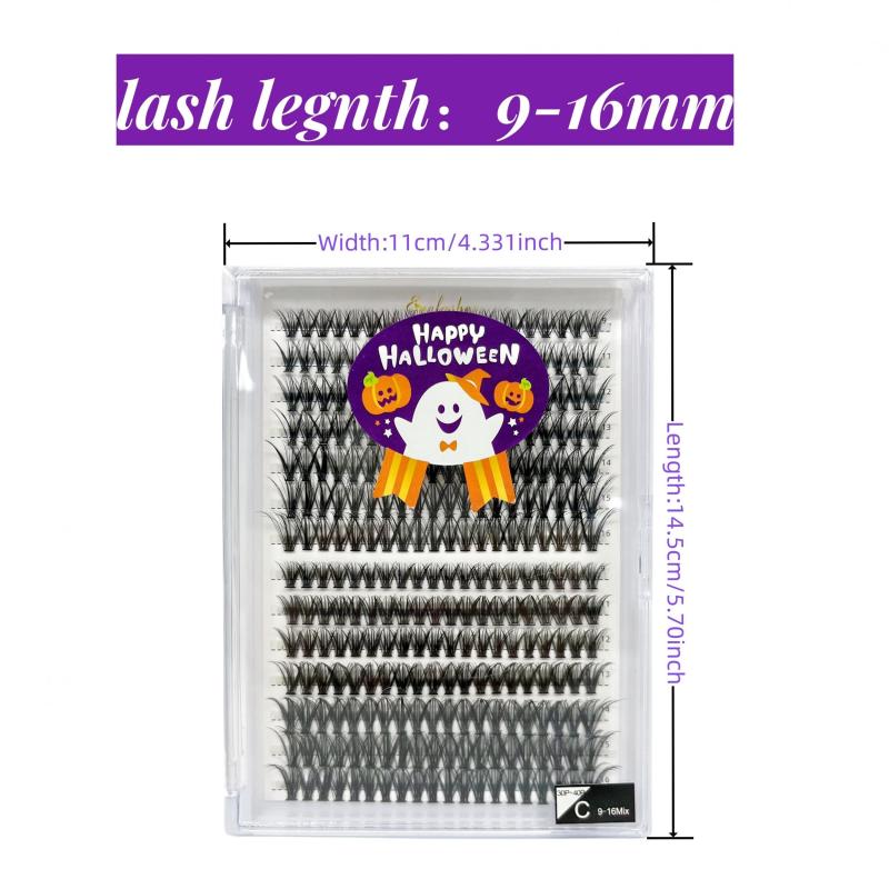 Halloween Style C Curling Lashes DIY Self Grafting Eyelashes 9 16mm Mixed Length