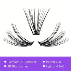 Halloween Style C Curling Lashes DIY Self Grafting Eyelashes 9 16mm Mixed Length