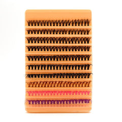 Colorful D Curling False Eyelashes Mixed Style Natural Look Lashes