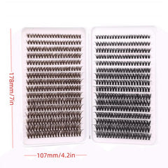 640pcs Brown Lash Clusters DIY Extensions + Halloween Lashes