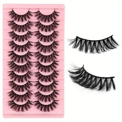 3D False Eyelashes Simulated Thick Curling Lashes Natural Look