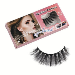 6D False Eyelashes Layers Long Thick Volume Wispy Fluffy Lashes 25mm