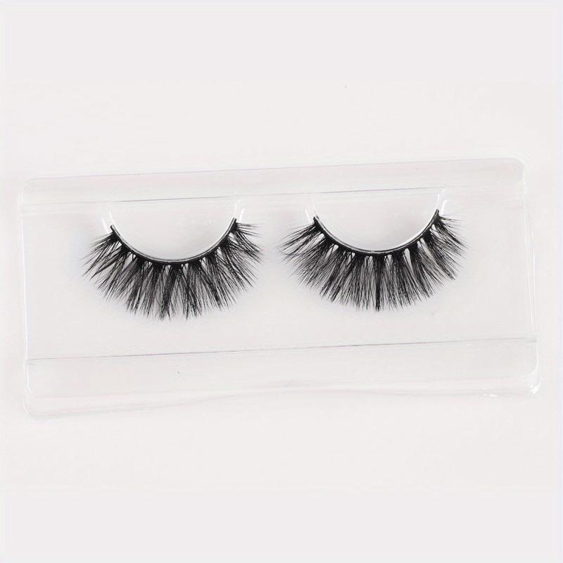 6D False Eyelashes Layers Long Thick Volume Wispy Fluffy Lashes 25mm