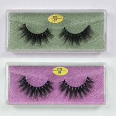 20 Pairs Natural 3D Mink False Eyelashes Long Lasting Look