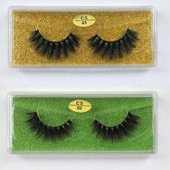 20 Pairs Natural 3D Mink False Eyelashes Long Lasting Look