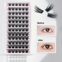 72 Pcs Cluster Lashes DIY Lash Extension Volume Wispy Eyelash Clusters 8-16mm