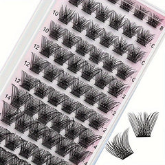 72 Pcs Cluster Lashes DIY Lash Extension Volume Wispy Eyelash Clusters 8-16mm