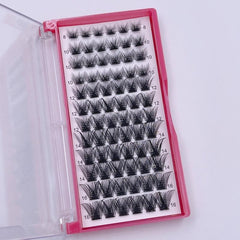 72 Pcs Cluster Lashes DIY Lash Extension Volume Wispy Eyelash Clusters 8-16mm