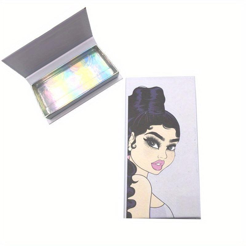 Rectangular Beauty Magnetic False Eyelash Packaging Box 5D Mink Eyelashes