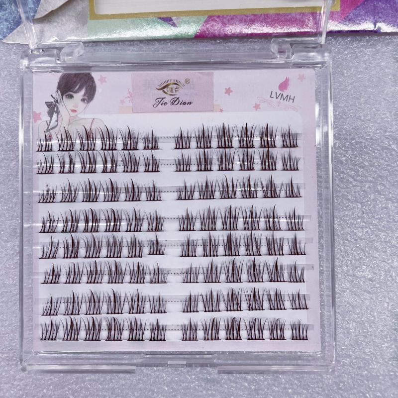 8 Rows Sunflower Style Cluster False Lashes 11mm
