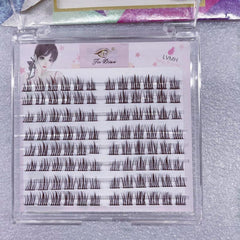 8 Rows Sunflower Style Cluster False Lashes 11mm