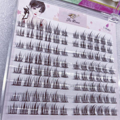 8 Rows Sunflower Style Cluster False Lashes 11mm