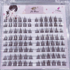 8 Rows Sunflower Style Cluster False Lashes 11mm