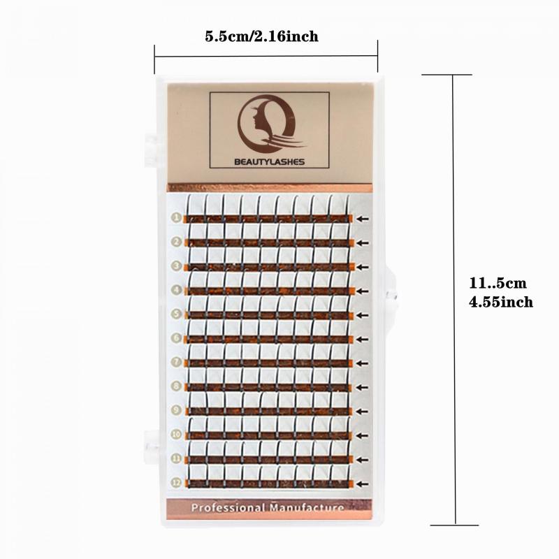 Spiky Lashes 0.3mm Individual Eyelash Extensions Soft Easy Wear