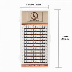 Spiky Lashes 0.3mm Individual Eyelash Extensions Soft Easy Wear