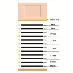 Spiky Lashes 0.3mm Individual Eyelash Extensions Soft Easy Wear