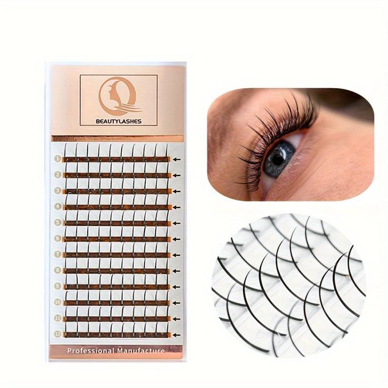 Spiky Lashes 0.3mm Individual Eyelash Extensions Soft Easy Wear