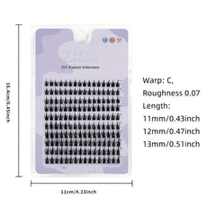 10 Rows Cluster Lashes Sunflower Wheat Ear False Eyelashes Natural