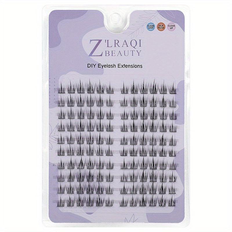 10 Rows Cluster Lashes Sunflower Wheat Ear False Eyelashes Natural