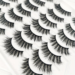 20mm Dramatic D Curling Cat Eye 3D Faux Mink Lashes