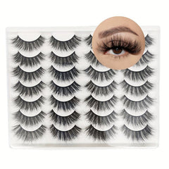 20mm Dramatic D Curling Cat Eye 3D Faux Mink Lashes